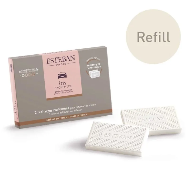 Refil parfumat pentru difuzor masina Iris Cachemire - Esteban Paris Parfums