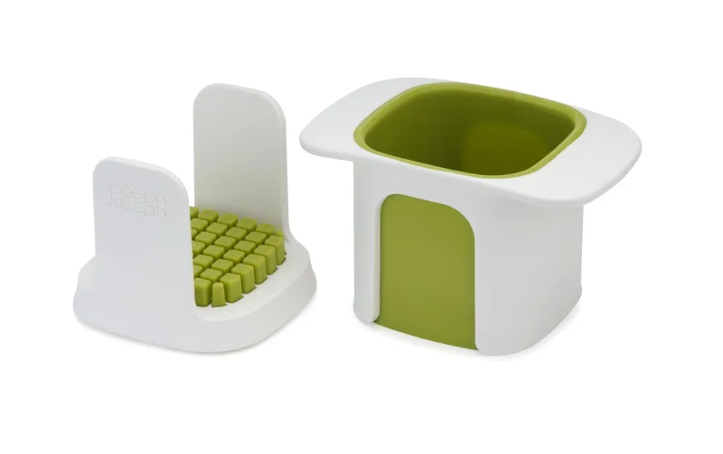Dispozitiv maruntire legume ChopCup alb - JosephJoseph