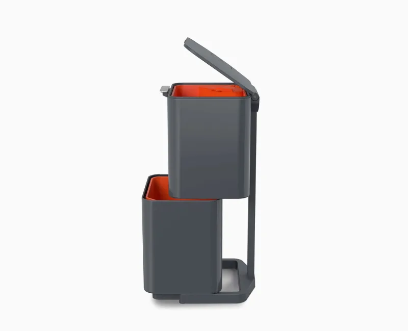 Cos Gunoi Colectare Selectiva 60L Grafit - JosephJoseph