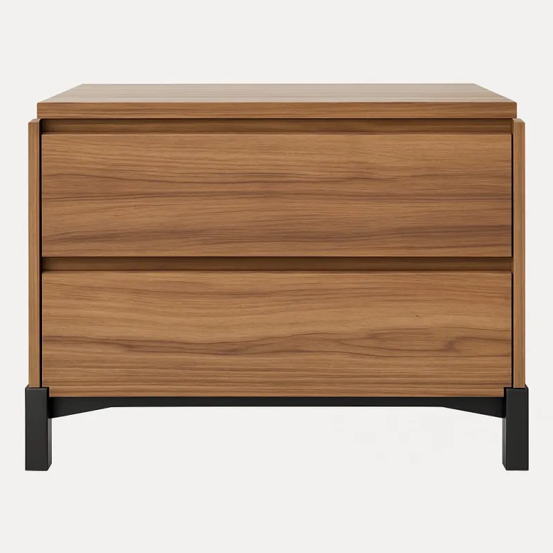 Noptiera Groove cu doua sertare - Bonaldo - Image 1