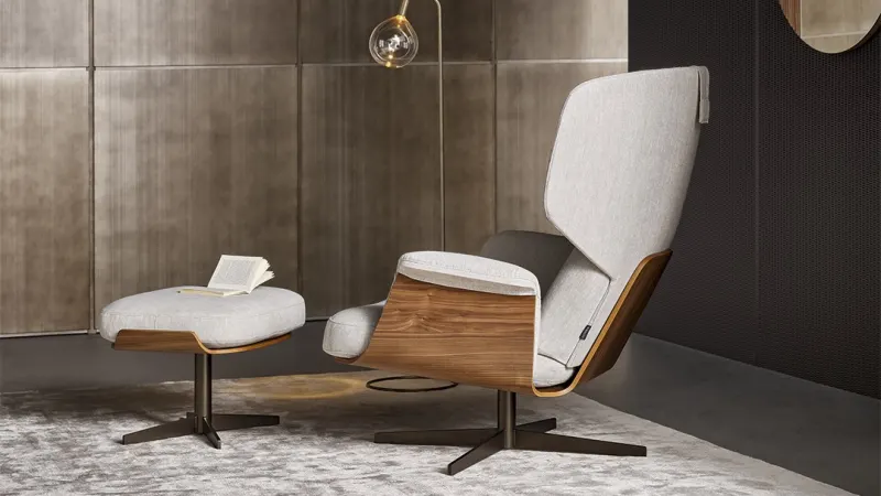 Fotoliu Olos bergère - Bonaldo - Image 5