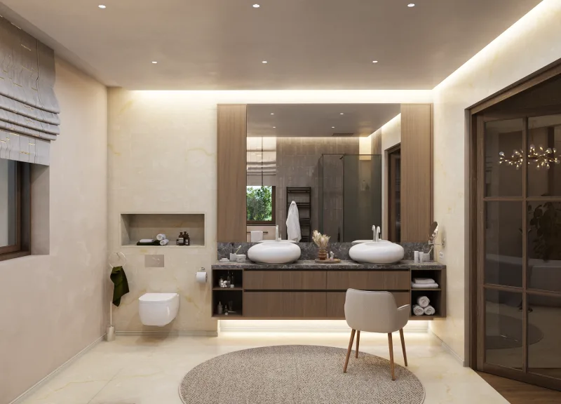 Mobilier baie matrimoniala Noce Canaletto - OUTLET